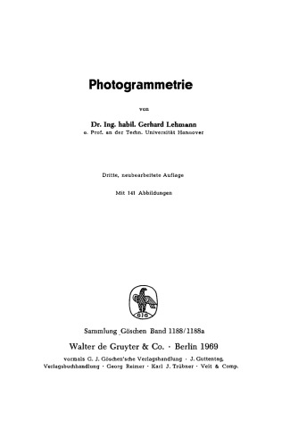 Photogrammetrie
