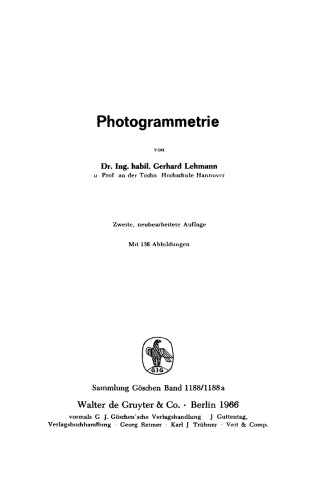 Photogrammetrie