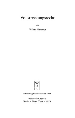 Vollstreckungsrecht