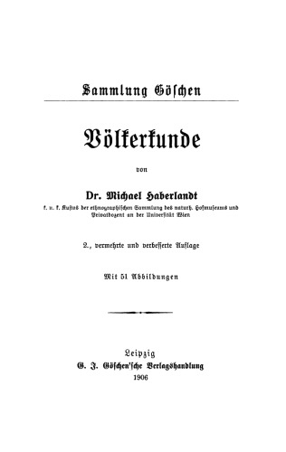 Völkerkunde
