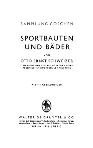 Sportbauten und Bäder