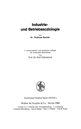 Industrie- und Betriebssoziologie