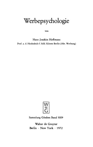Werbepsychologie