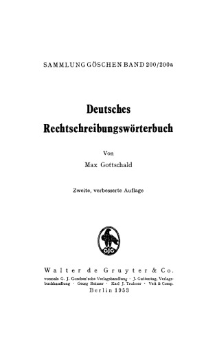 Deutsches Rechtschreibungswörterbuch