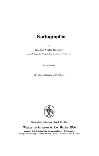 Kartographie: Teil 1