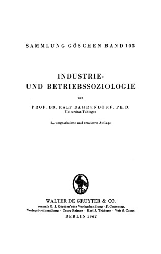 Industrie- und Betriebssoziologie