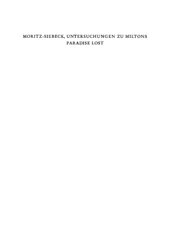 Untersuchungen zu Miltons “Paradise lost”: Interpretation der beiden Schlussbücher