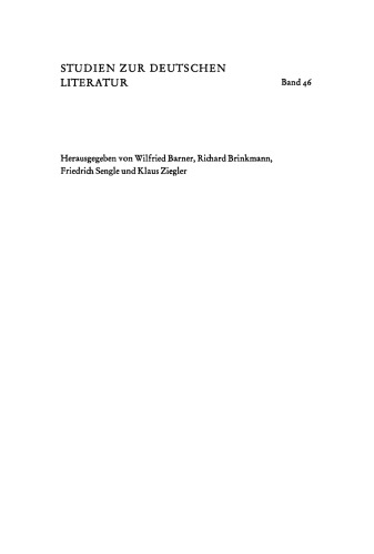 Autobiographie und Roman: Studien zur literarischen Autobiographie der Goethezeit
