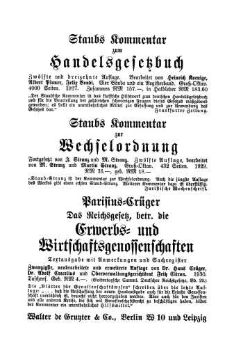 Gesetz, betreffend die Gesellschaften mit beschränkter Haftung: Kommentar