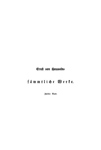 Sämmtliche Werke: Band 2