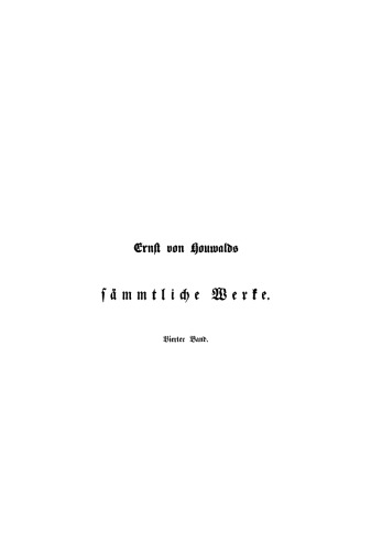 Sämmtliche Werke: Band 4