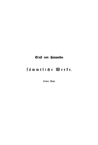 Sämmtliche Werke: Band 3