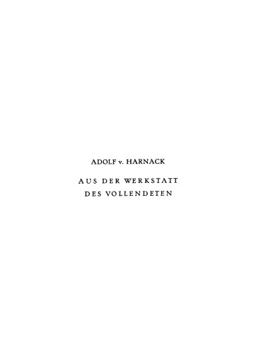 Reden und Aufsätze: Band 5 Aus der Werkstatt des Vollendeten