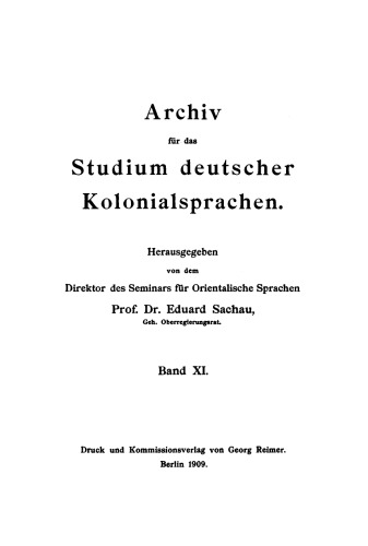 Versuch einer Grammatik der Dschaggasprache (Moschi-Dialekt)
