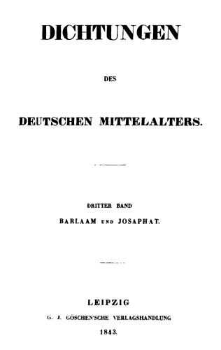 Barlaam und Josaphat