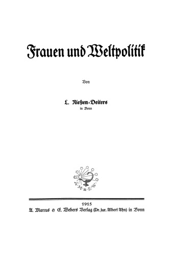 Frauen und Weltpolitik