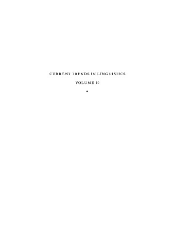 Linguistics in North America, 1