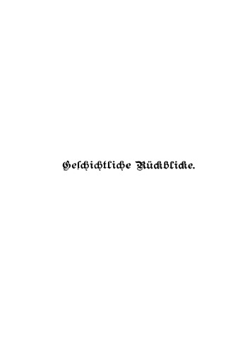 Die deutsche Verwaltung in Elsass-Lothringen 1870–1879, Lfg. 1: Denkschrift mit Benutzung amtlicher Quellen