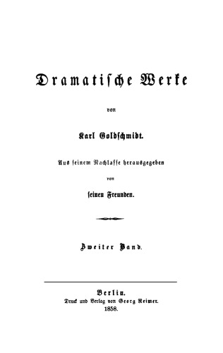 Dramatische Werke: Band 2
