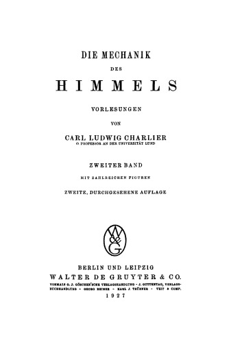 Die Mechanik des Himmels: Band 2