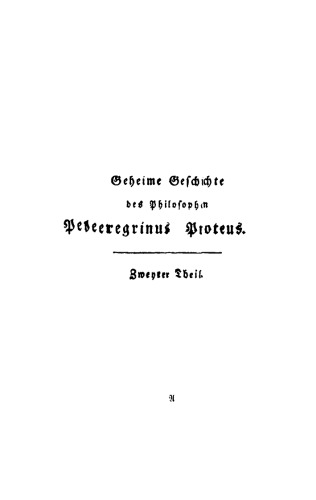 Geheime Geschichte des Philosophen Peregrinus Proteus: Teil 2