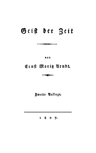 Geist der Zeit: Teil 1