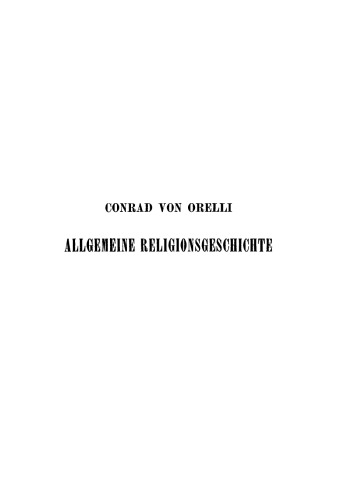 Allgemeine Religionsgeschichte: Band 2