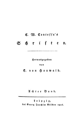 Schriften: Band 8