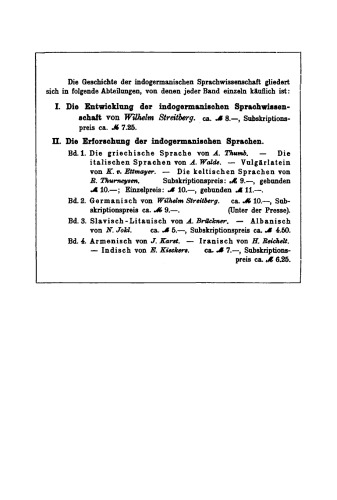Die Erforschung der indogermanischen Sprachen: Band 3 Slavisch-Litauisch, Albanisch