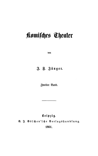 Komisches Theater: Band 2