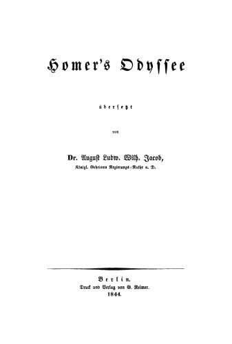 Homer’s Odyssee
