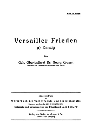 Versailler Frieden