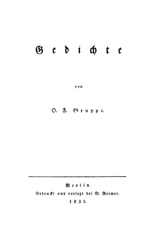 Gedichte