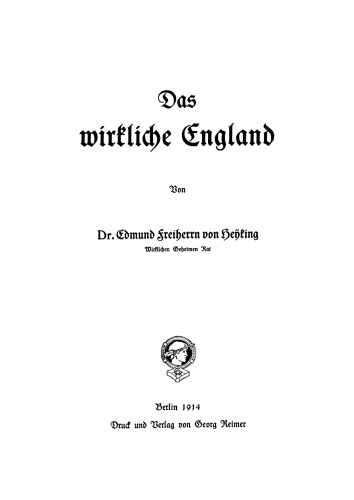 Das wirkliche England