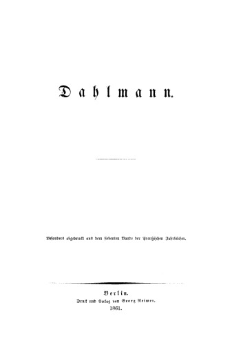 Dahlmann