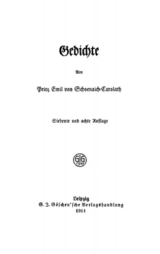 Gedichte