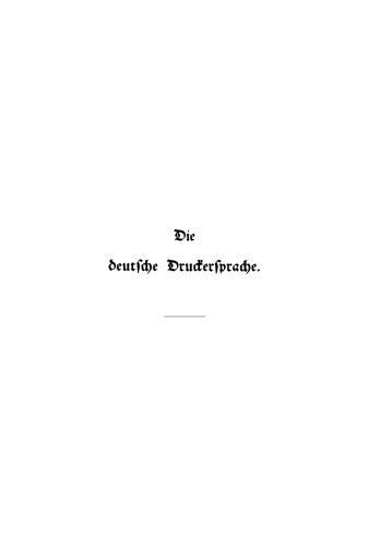 Die deutsche Druckersprache