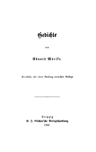 Gedichte