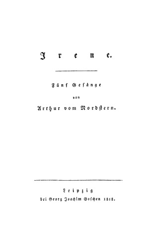 Irene: 5 Gesänge