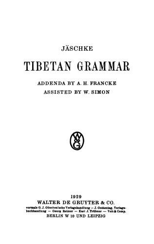 Tibetan grammar