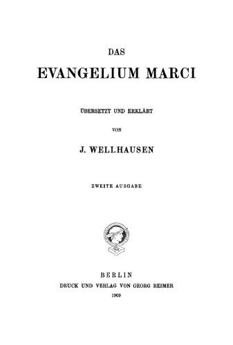 Das Evangelium Marci