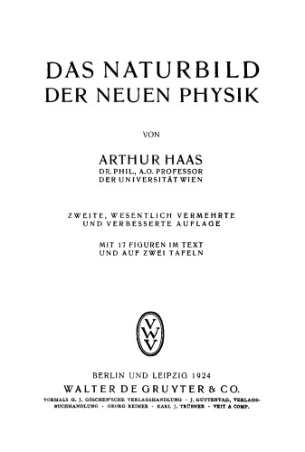 Das Naturbild der neuen Physik