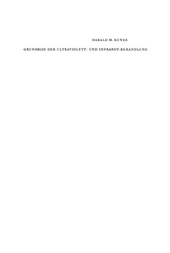 Grundriss der Ultraviolett- und Infrarot-Behandlung