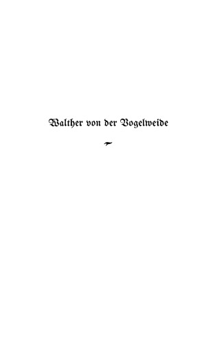 Walther von der Vogelweide