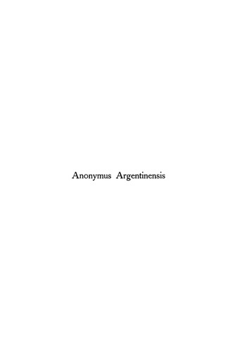 Anonymus Argentinensis: Fragmente zur Geschichte des perikleischen Athen aus einem Strassburger Papyrus