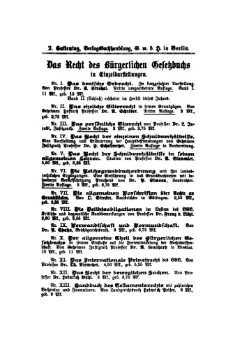 Das Bürgerliche Recht Deutschlands mit Einschluss des Handelsrechts: Historisch und dogmatisch dargestellt