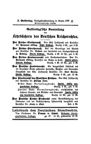 Das deutsche Staatsrecht, Band 2: Das Verwaltungsrecht einschließlich des äußeren Staats-, des Militär- und Seerechtes