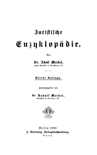 Juristische Enzyklopädie