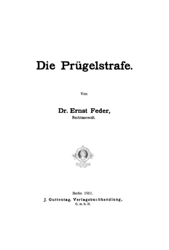 Die Prügelstrafe