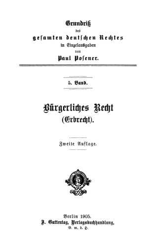 Bürgerliches Recht: Erbrecht